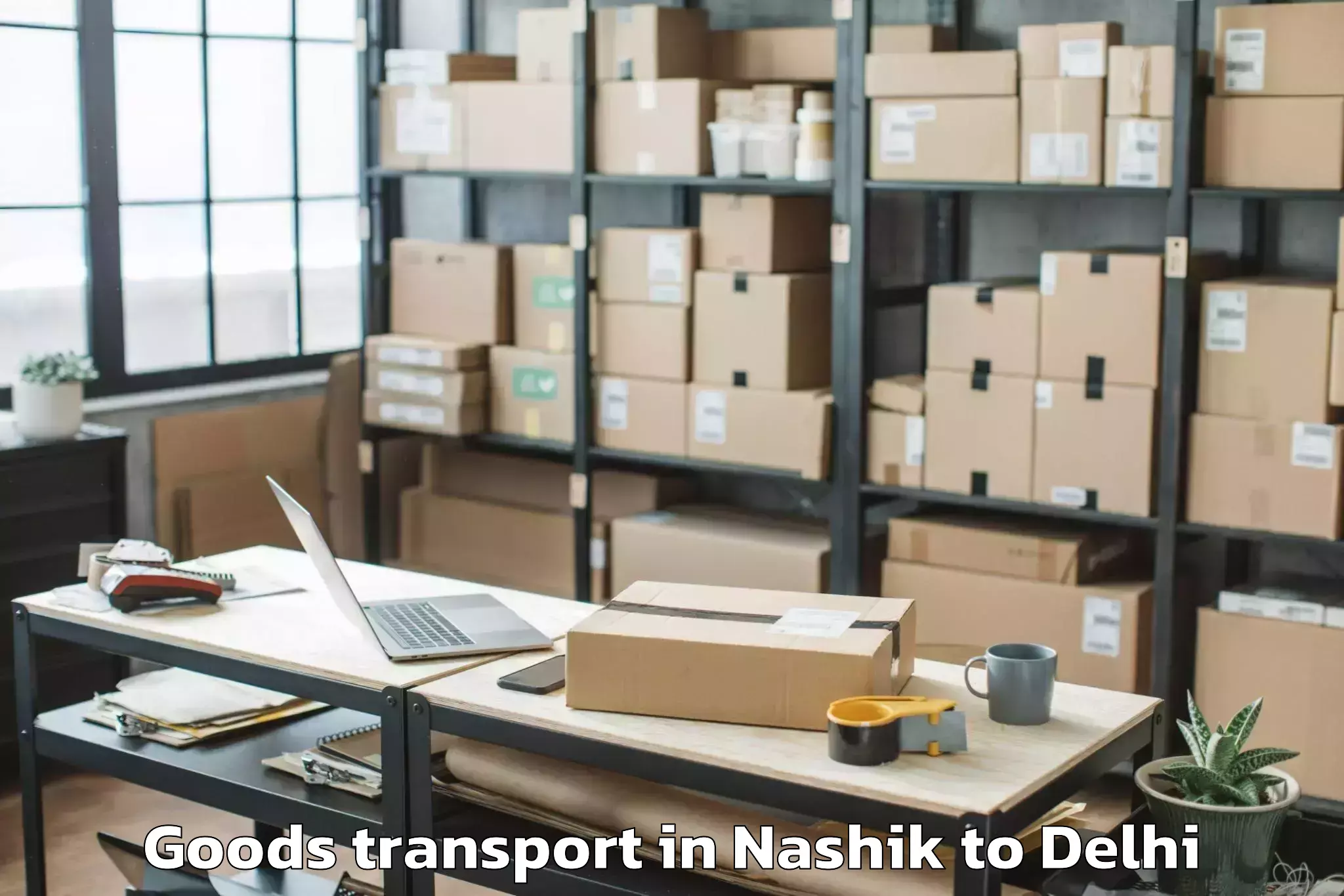 Efficient Nashik to Dlf Promenade Mall Goods Transport